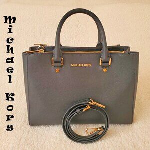 VGUC Michael Kors Saffiano Leather Satchel